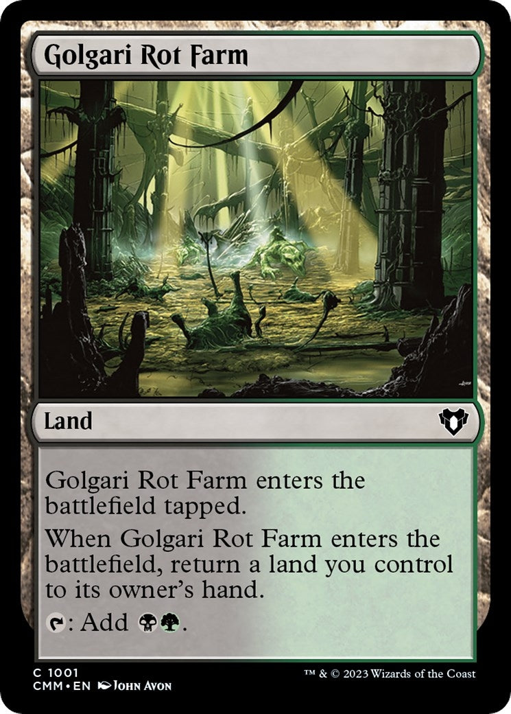 Golgari Rot Farm (1001) [CMM] - MTG Single