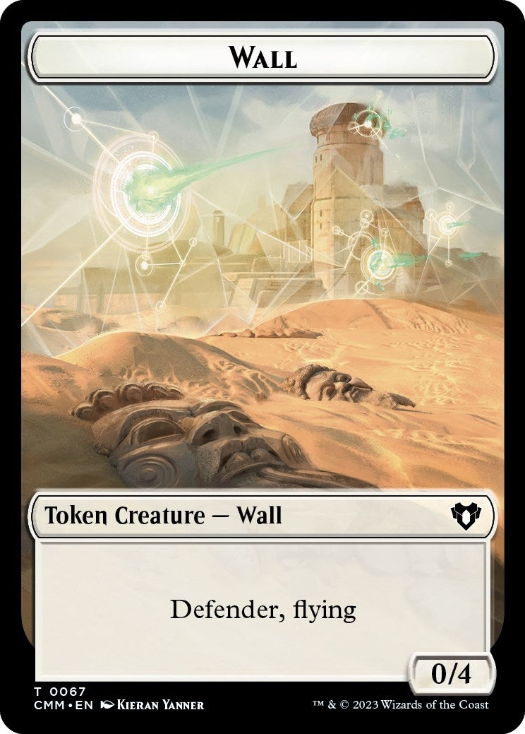 Wall // Kor Ally Double-Sided Token (0) [CMM] - MTG Single