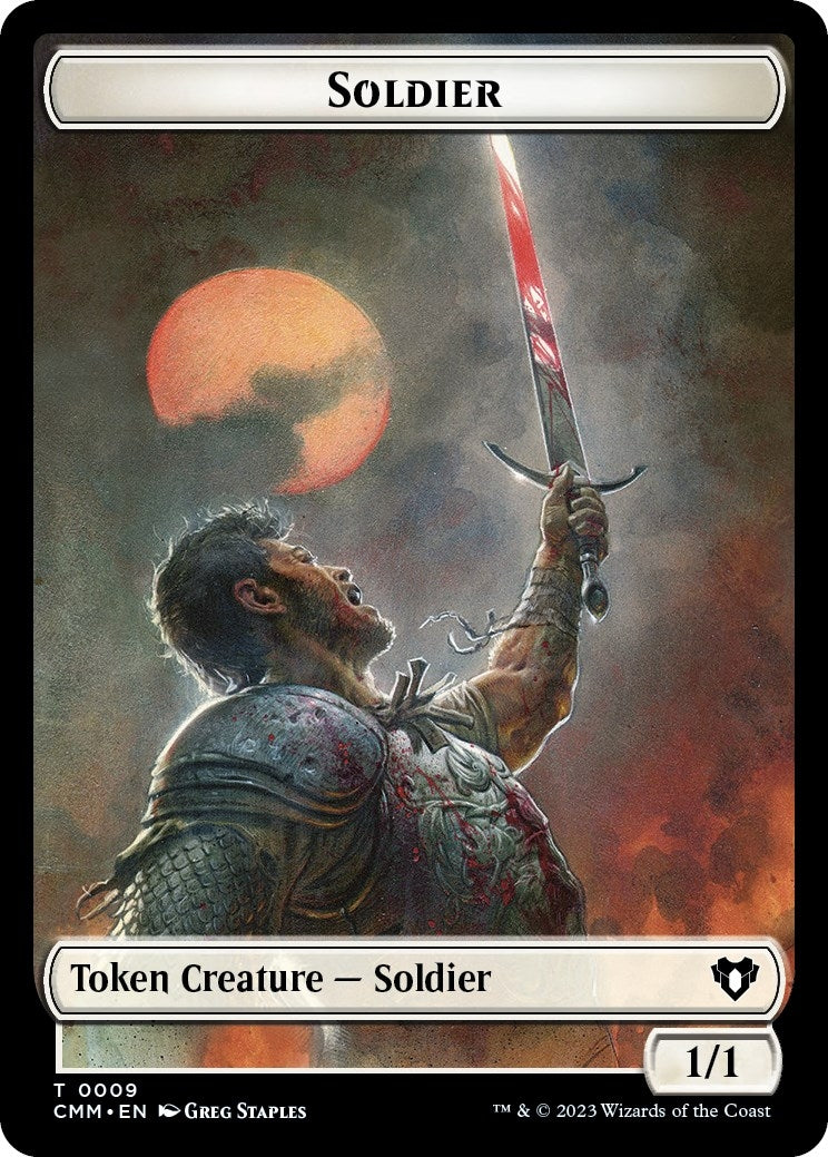 Soldier // Servo Double-Sided Token (0) [CMM] - MTG Single