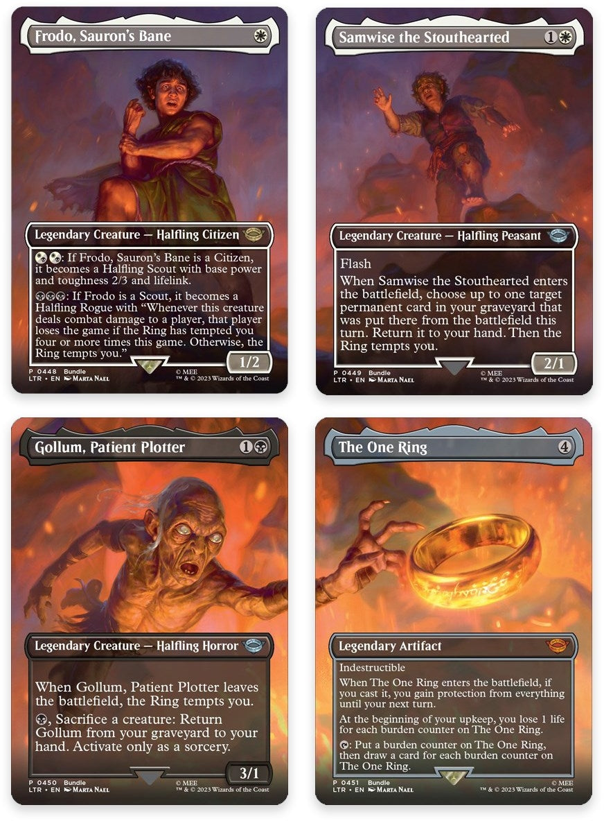 Mount Doom Scene [Set of 4] (448) [LTR] - MTG Single