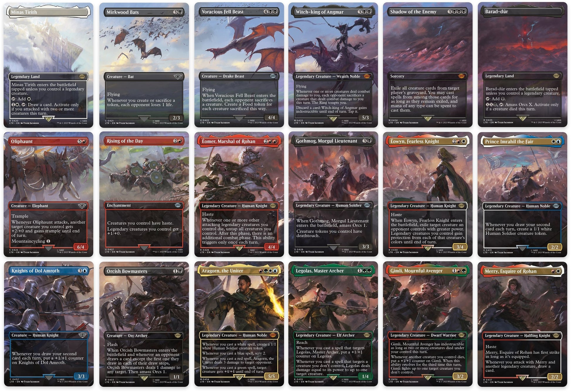 Battle of the Pelennor Fields Scene [Set of 18] (420) [LTR] - MTG Single