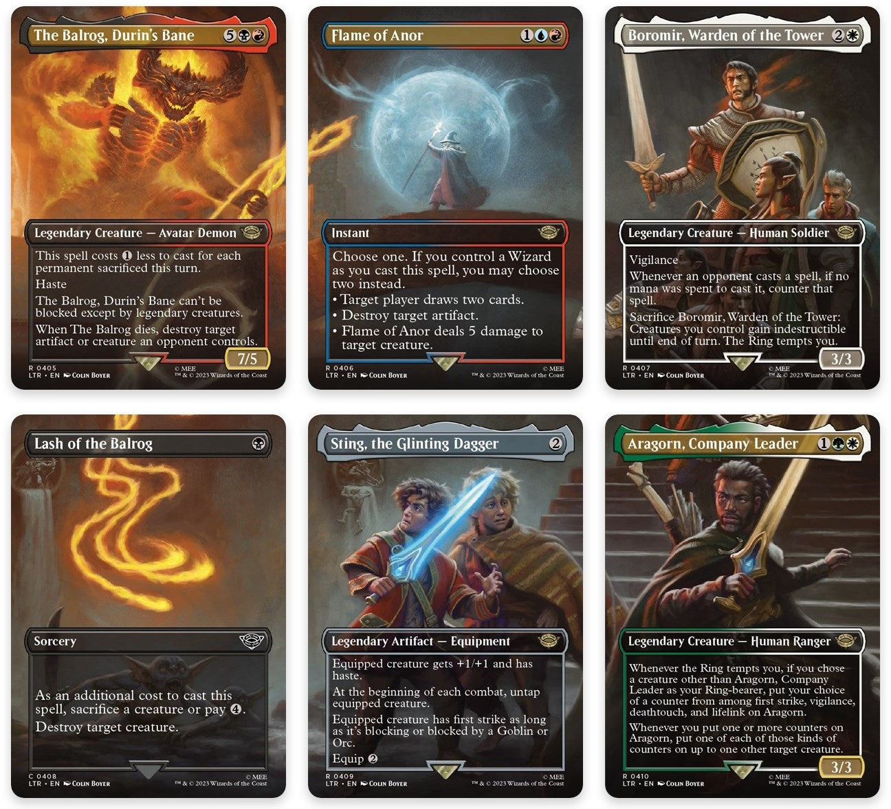 Bridge of Khazad-dum Scene [Set of 6] (405) [LTR] - MTG Single
