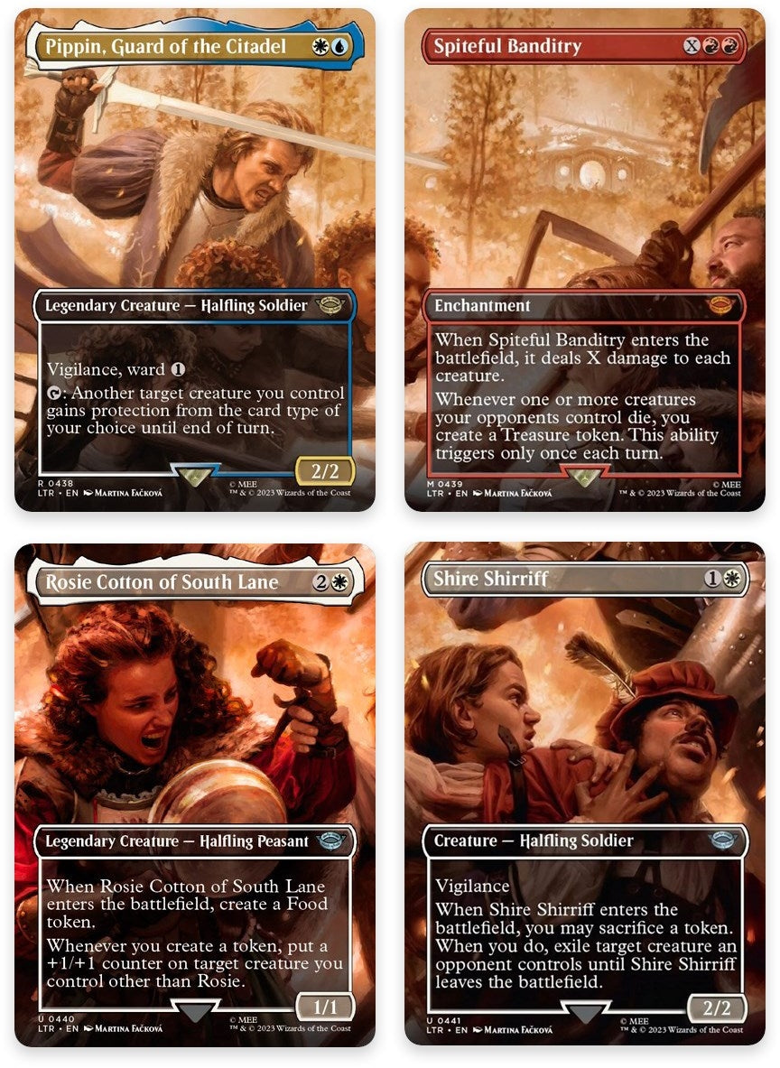 The Scouring of the Shire Scene [Set of 4] (438) [LTR] - MTG Single