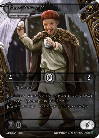 Flanagan (Silver Kryptik Language) (26) [KPT] - Kryptik TCG Single