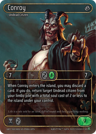 Conroy (Box Topper) (100) [KPT] - Kryptik TCG Single