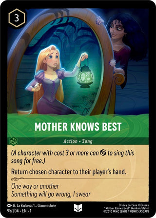 Mother Knows Best (95) (1) - Disney Lorcana Single