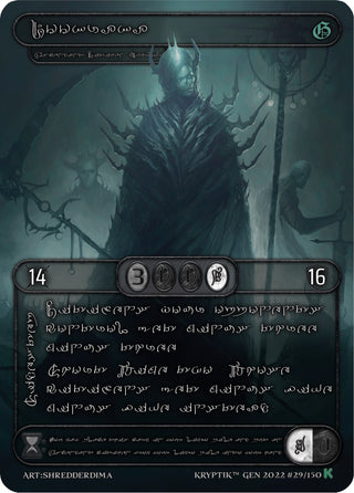 Dookraka (Silver Kryptik Language) (29) [KPT] - Kryptik TCG Single