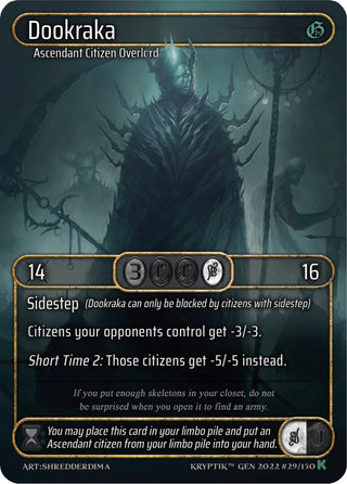 Dookraka (Box Topper) (29) [KPT] - Kryptik TCG Single