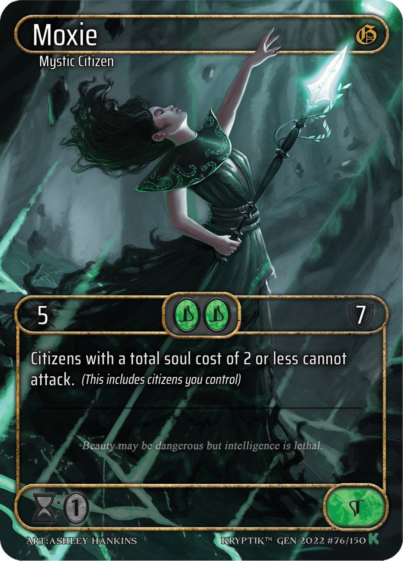 Moxie (Box Topper) (76) [KPT] - Kryptik TCG Single