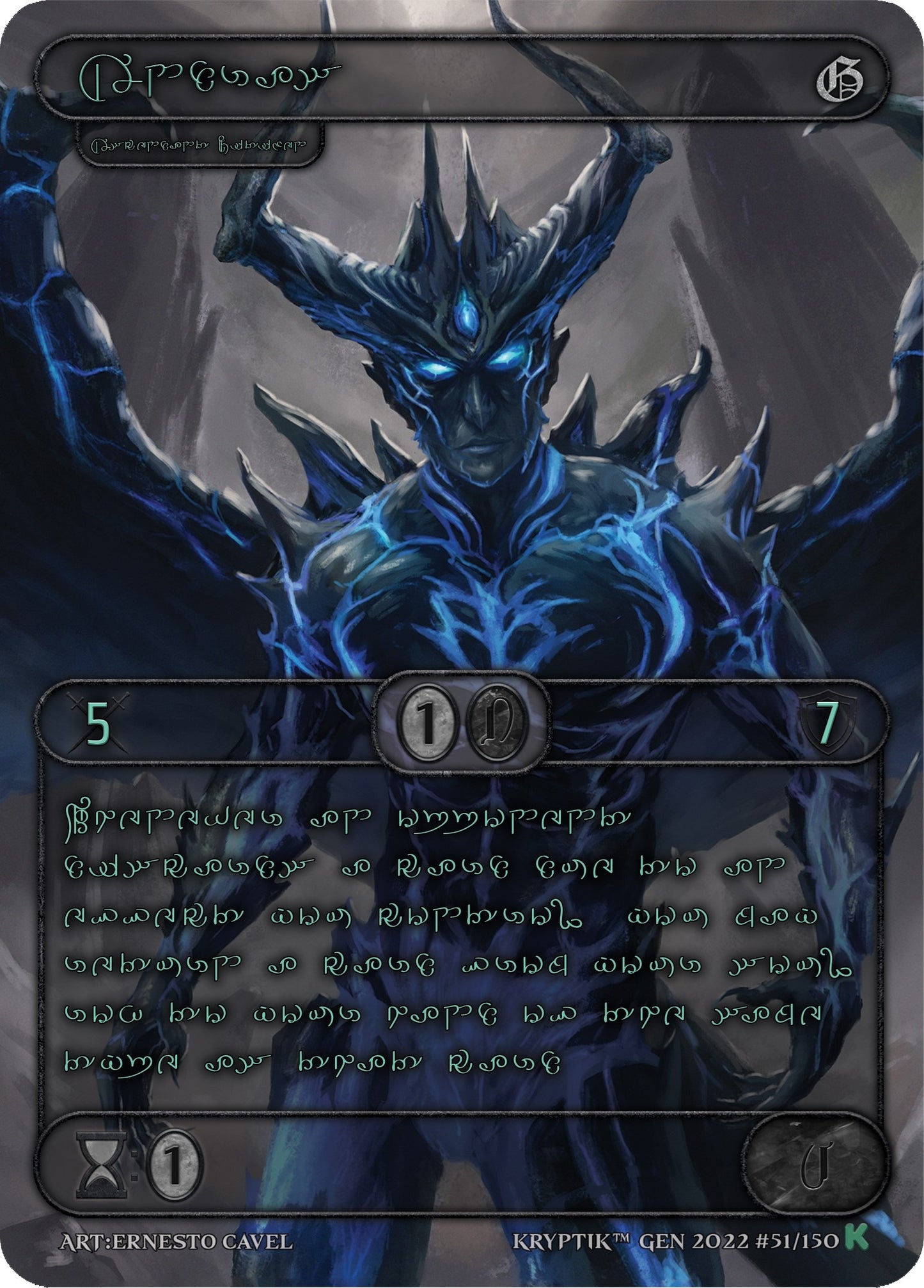 Andras (Green Kryptik Language) (51) [KPT] - Kryptik TCG Single