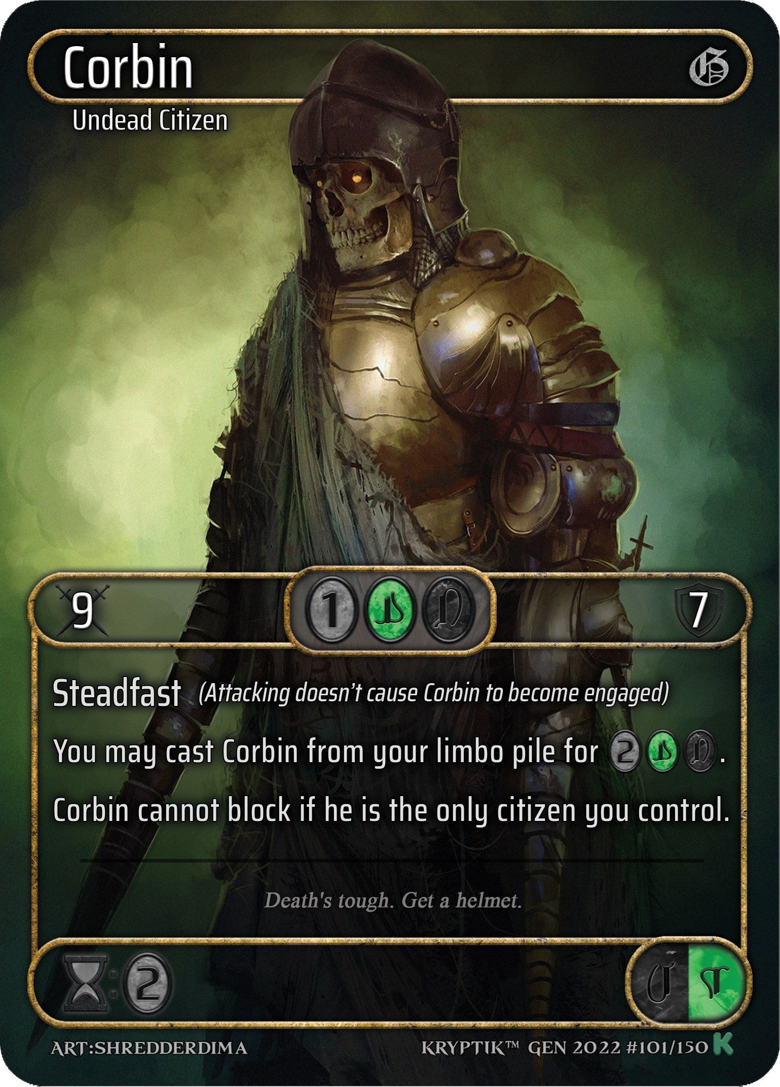 Corbin (Box Topper) (101) [KPT] - Kryptik TCG Single
