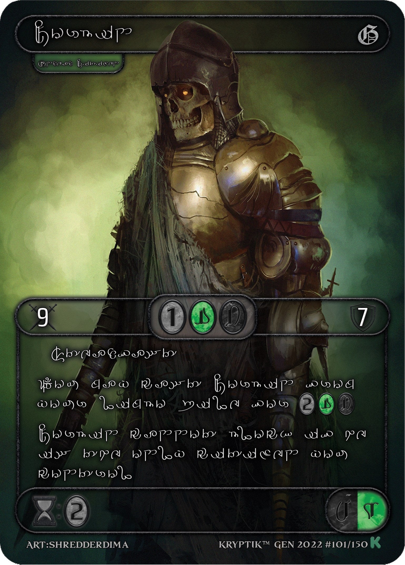Corbin (Silver Kryptik Language) (101) [KPT] - Kryptik TCG Single