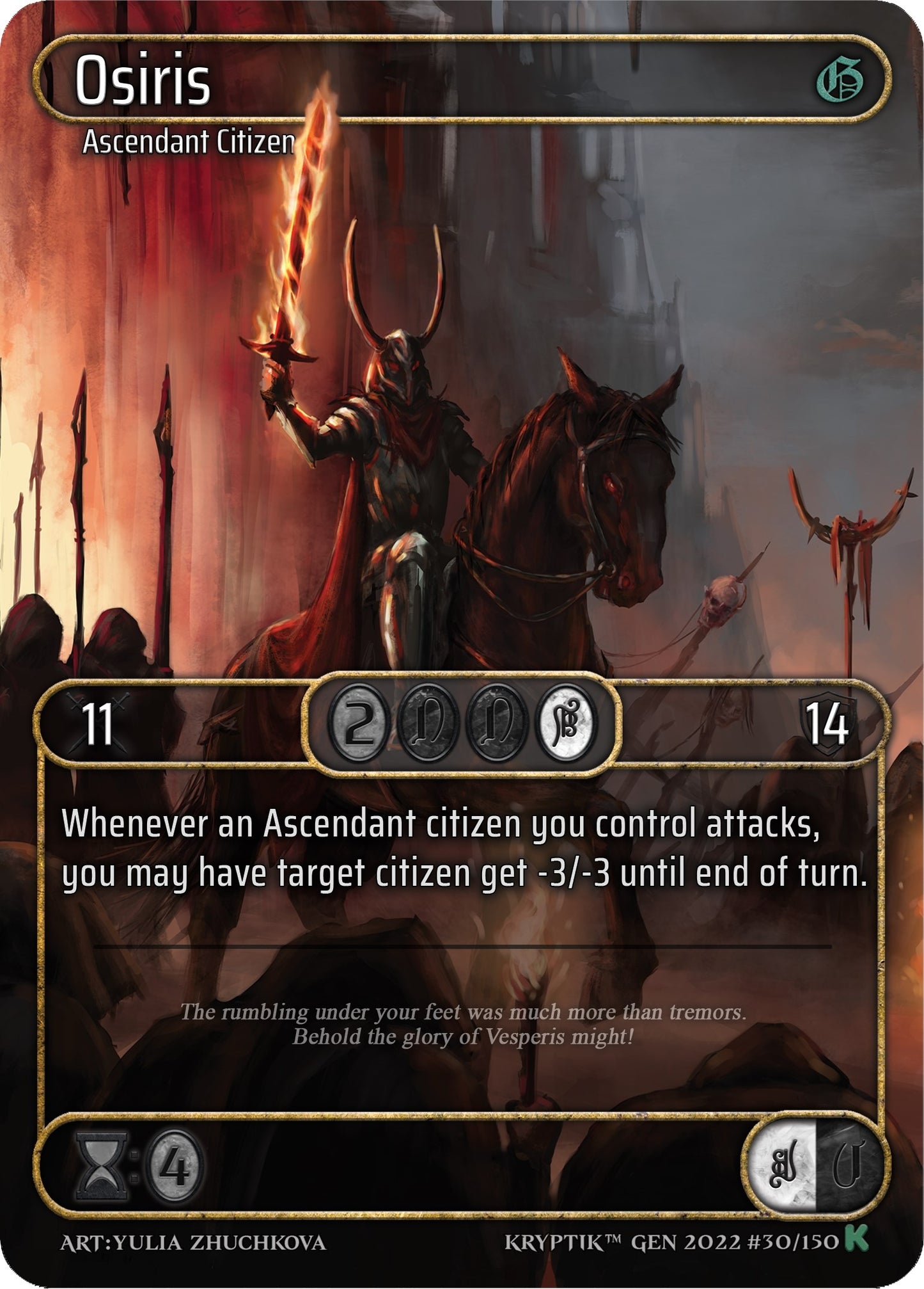 Osiris (Box Topper) (30) [KPT] - Kryptik TCG Single