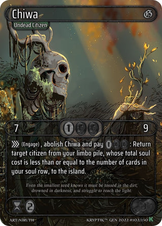 Chiwa (102) [KPT] - Kryptik TCG Single