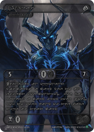 Andras (Silver Kryptik Language) (51) [KPT] - Kryptik TCG Single