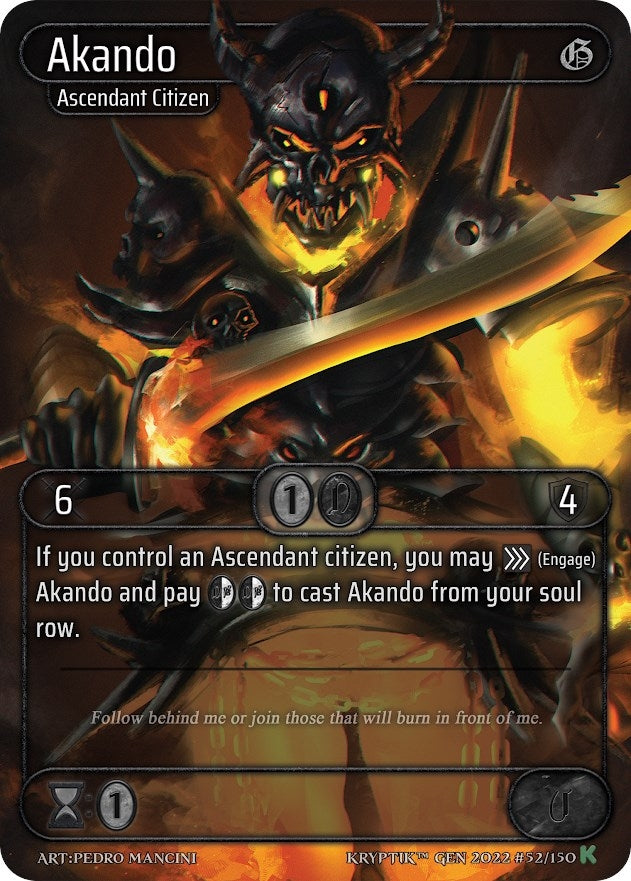 Akando (52) [KPT] - Kryptik TCG Single