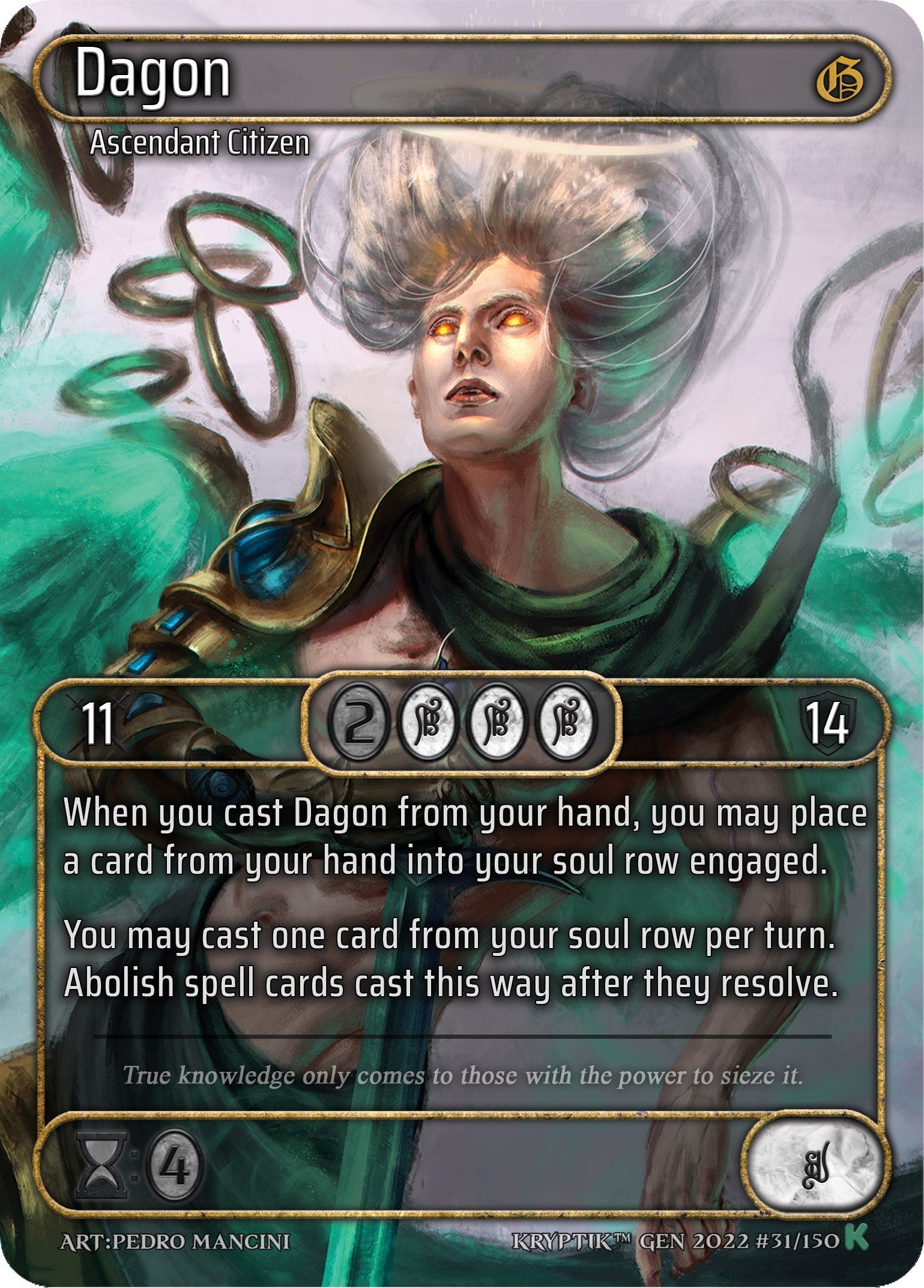 Dagon (Box Topper) (31) [KPT] - Kryptik TCG Single