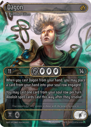 Dagon (Box Topper) (31) [KPT] - Kryptik TCG Single
