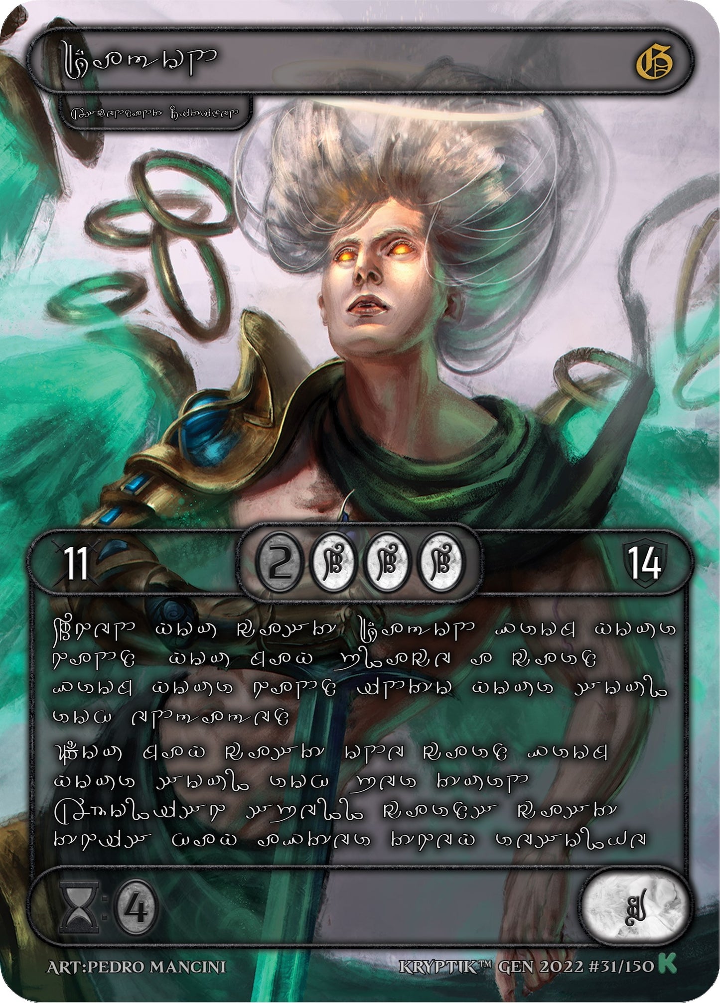 Dagon (Silver Kryptik Language) (31) [KPT] - Kryptik TCG Single
