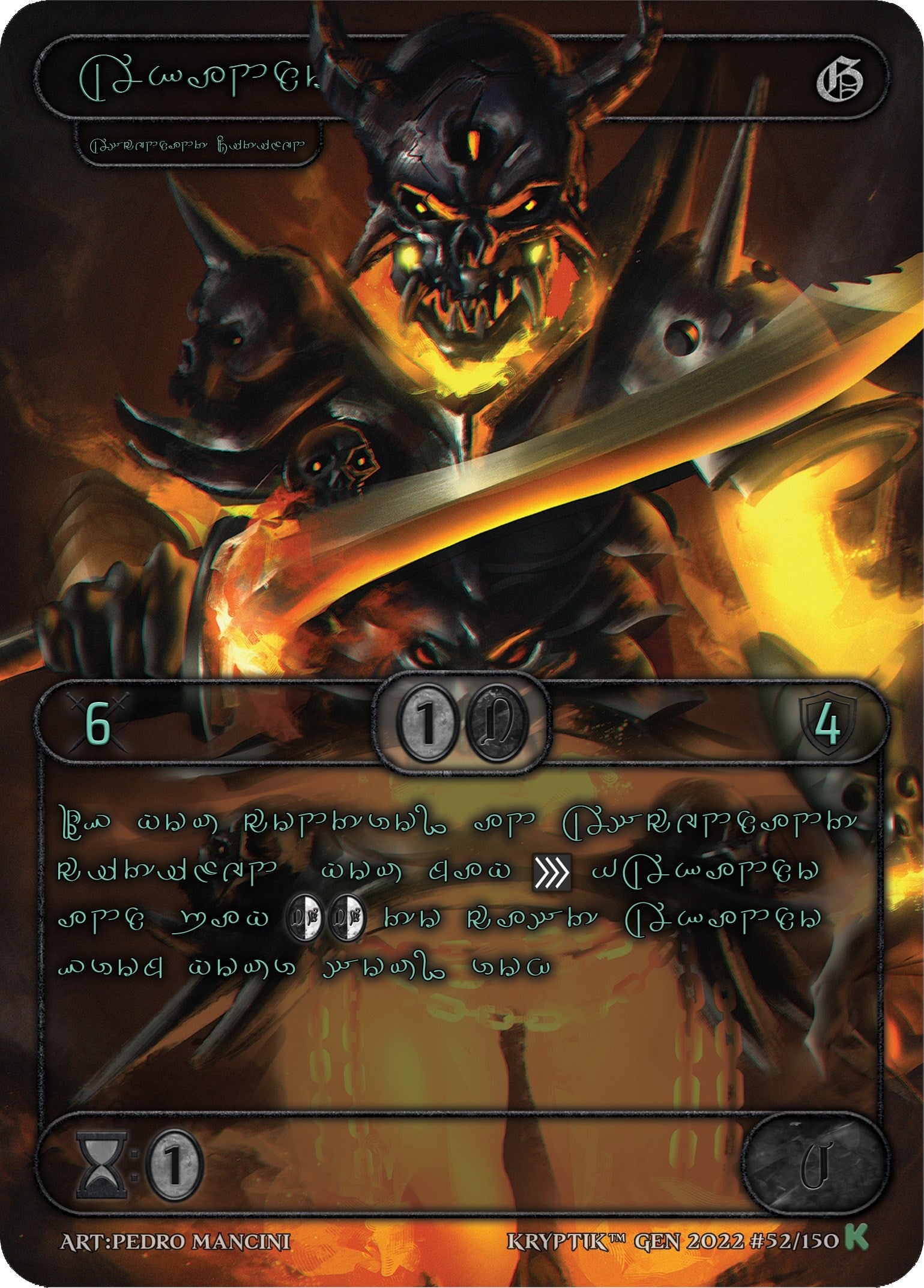 Akando (Green Kryptik Language) (52) [KPT] - Kryptik TCG Single
