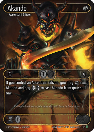 Akando (Box Topper) (52) [KPT] - Kryptik TCG Single