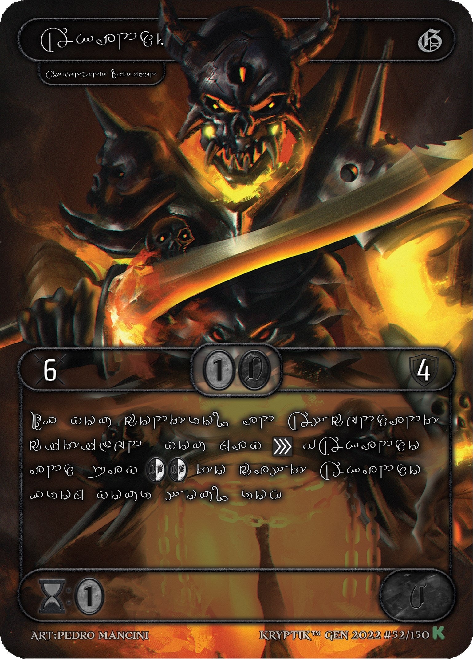 Akando (Silver Kryptik Language) (52) [KPT] - Kryptik TCG Single