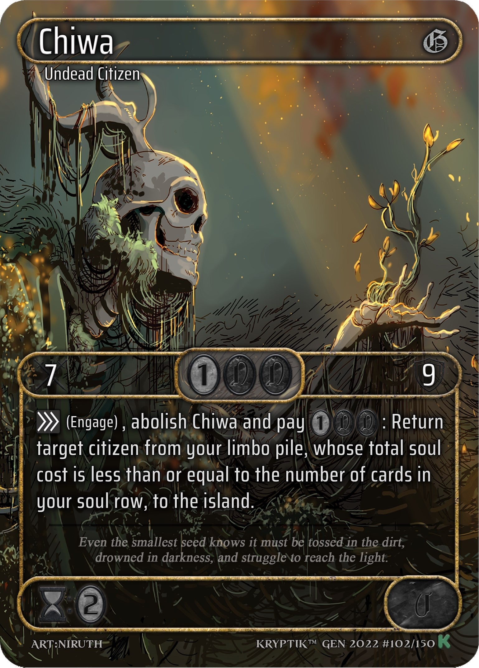 Chiwa (Box Topper) (102) [KPT] - Kryptik TCG Single