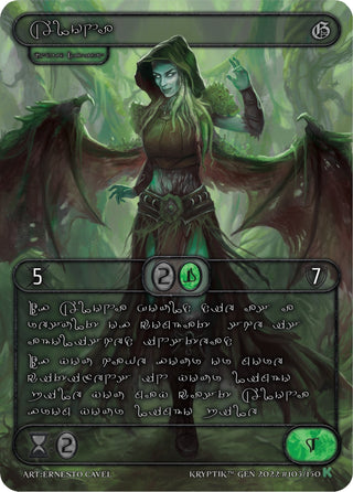 Alona (Silver Kryptik Language) (103) [KPT] - Kryptik TCG Single