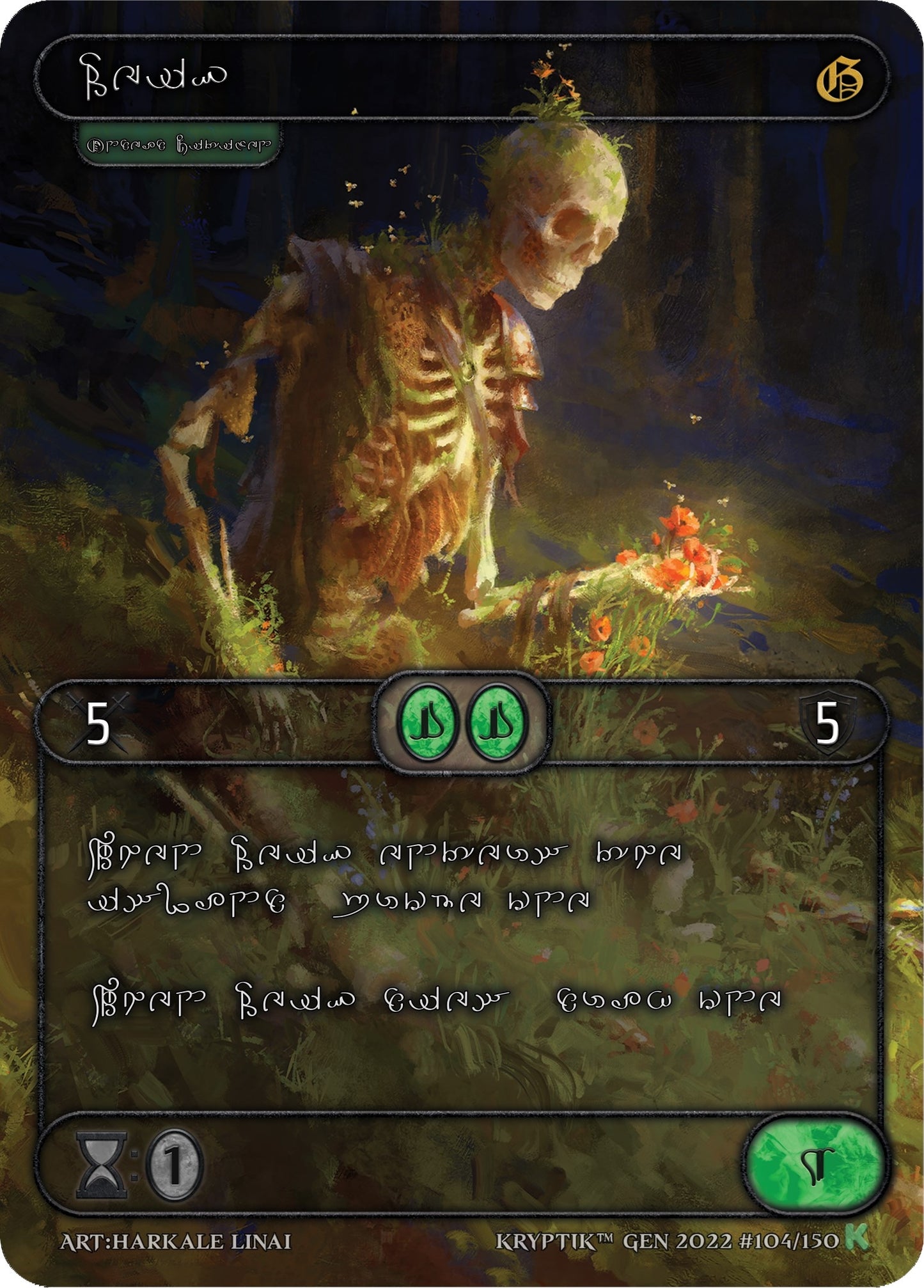 Leif (Silver Kryptik Language) (104) [KPT] - Kryptik TCG Single