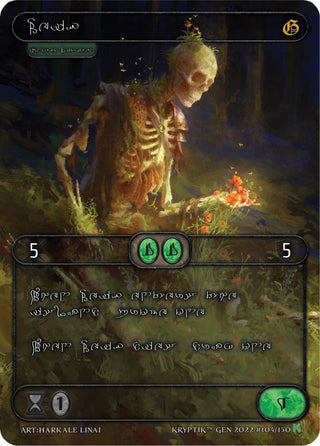 Leif (Silver Kryptik Language) (104) [KPT] - Kryptik TCG Single