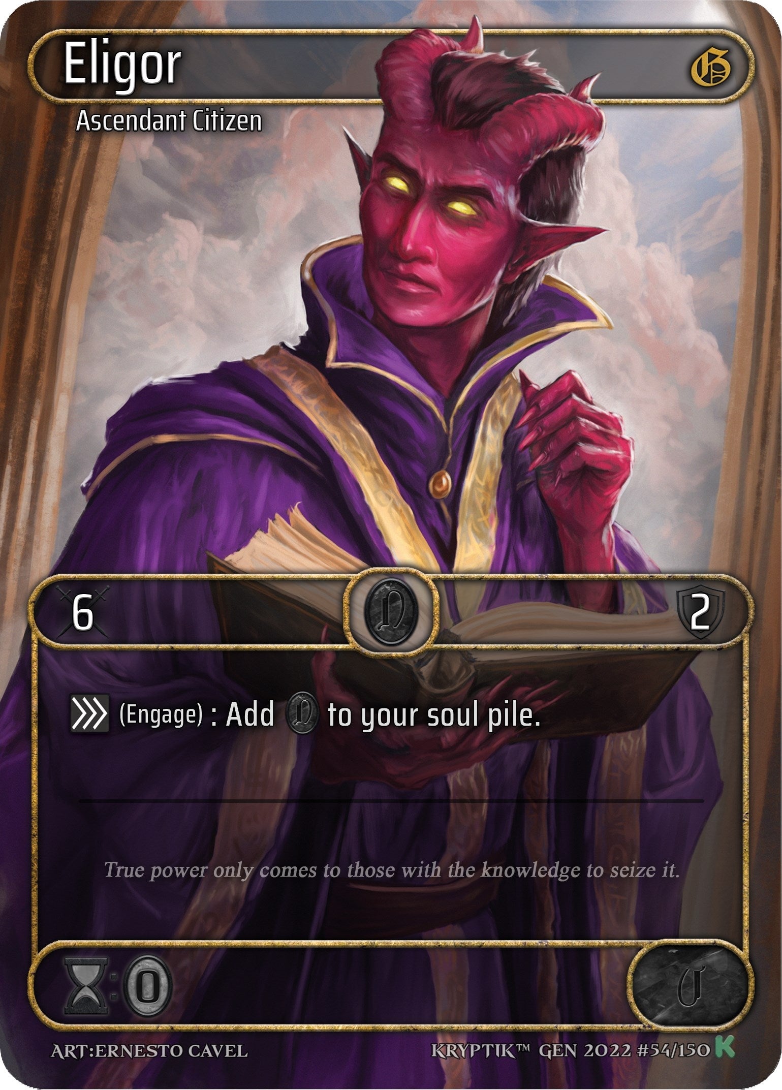 Eligor (Box Topper) (54) [KPT] - Kryptik TCG Single