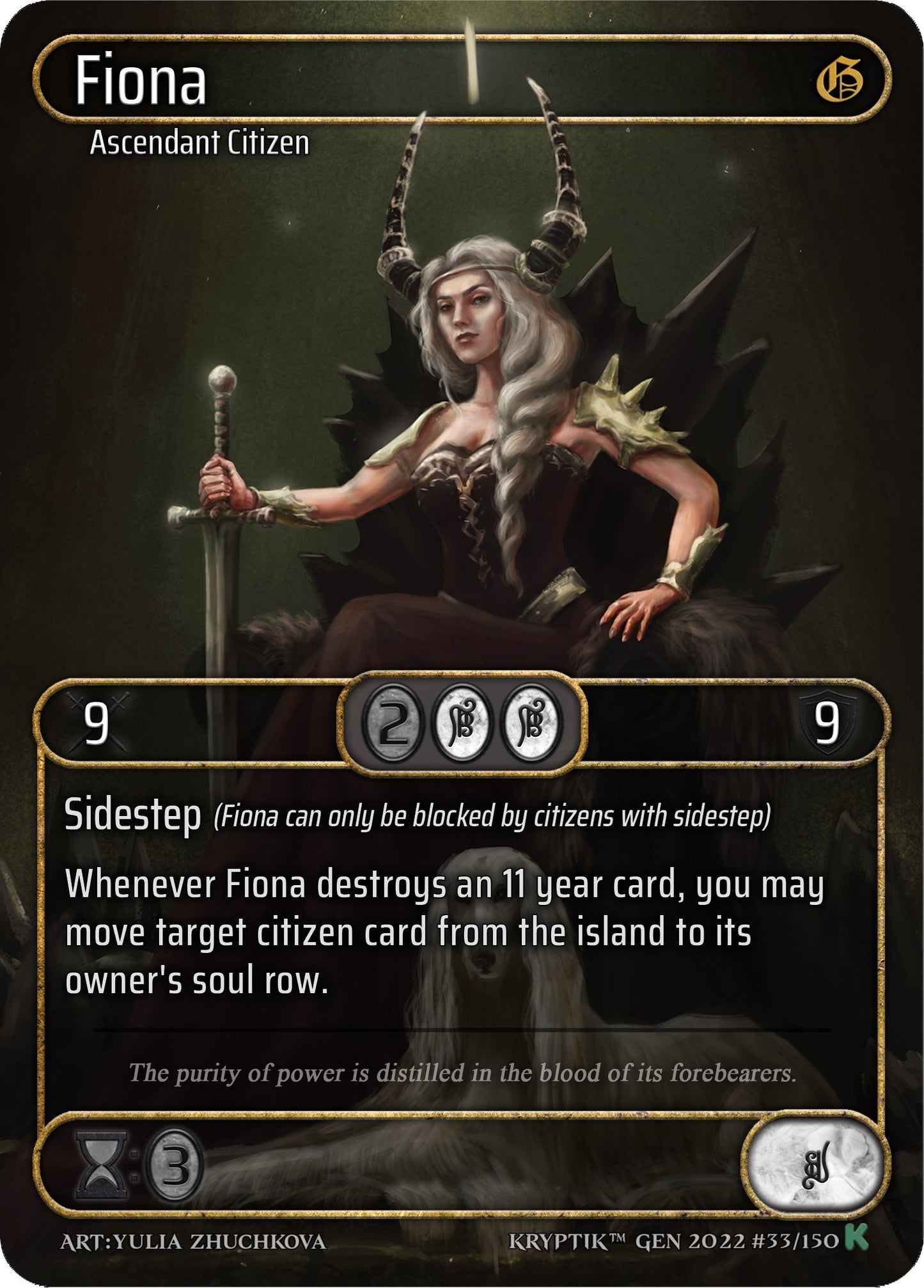 Fiona (Box Topper) (33) [KPT] - Kryptik TCG Single