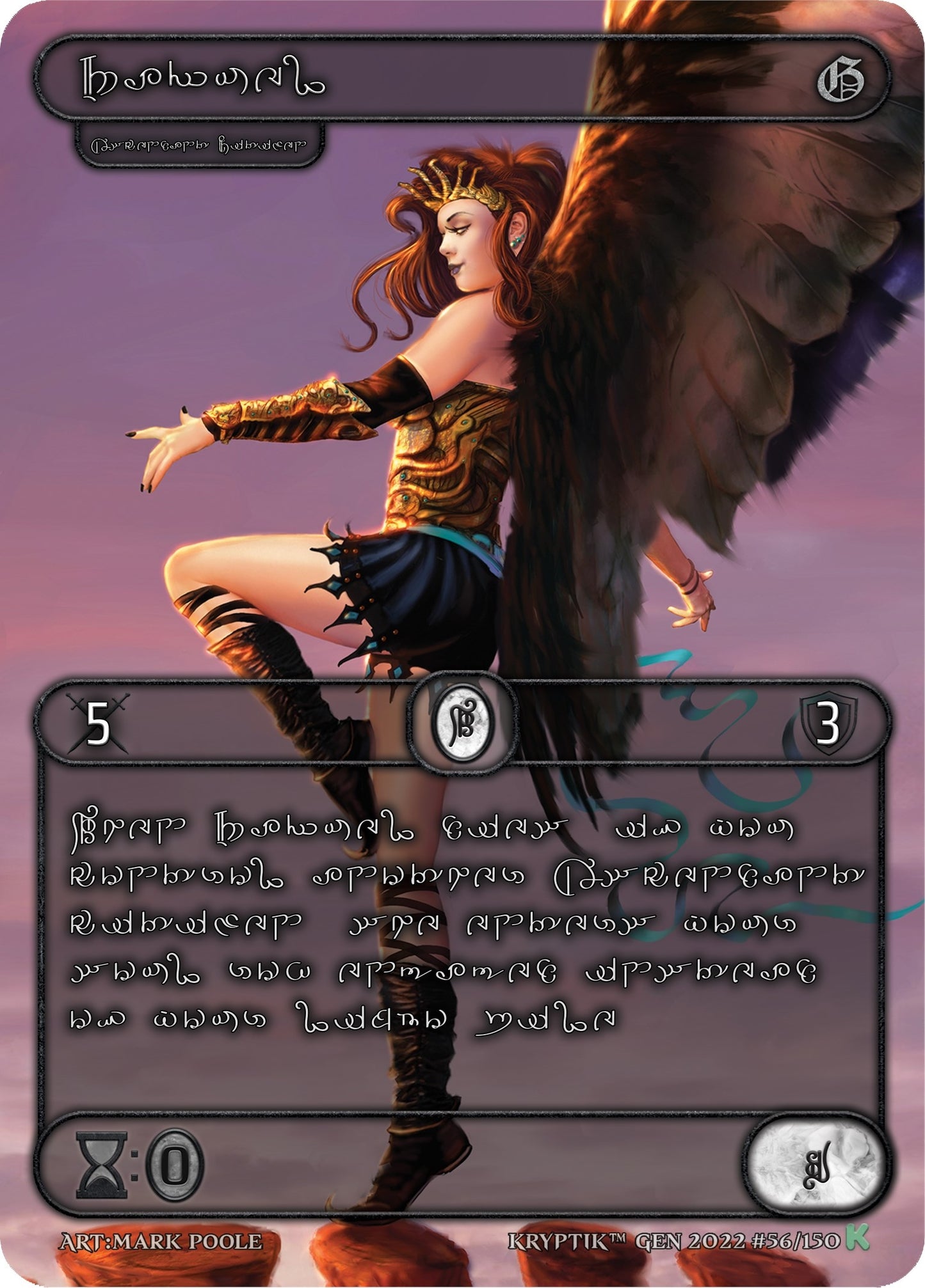 Raquel (Silver Kryptik Language) (56) [KPT] - Kryptik TCG Single
