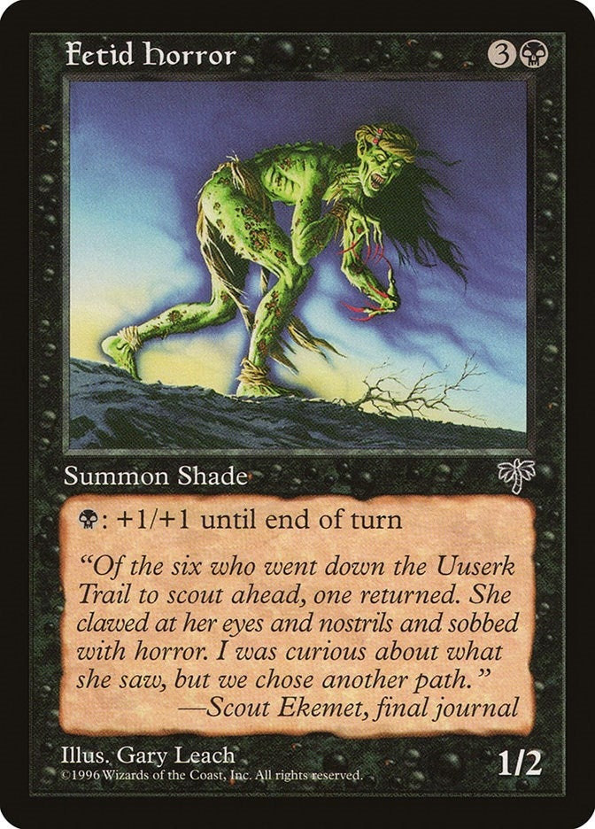 Fetid Horror [MIR] - MTG Single
