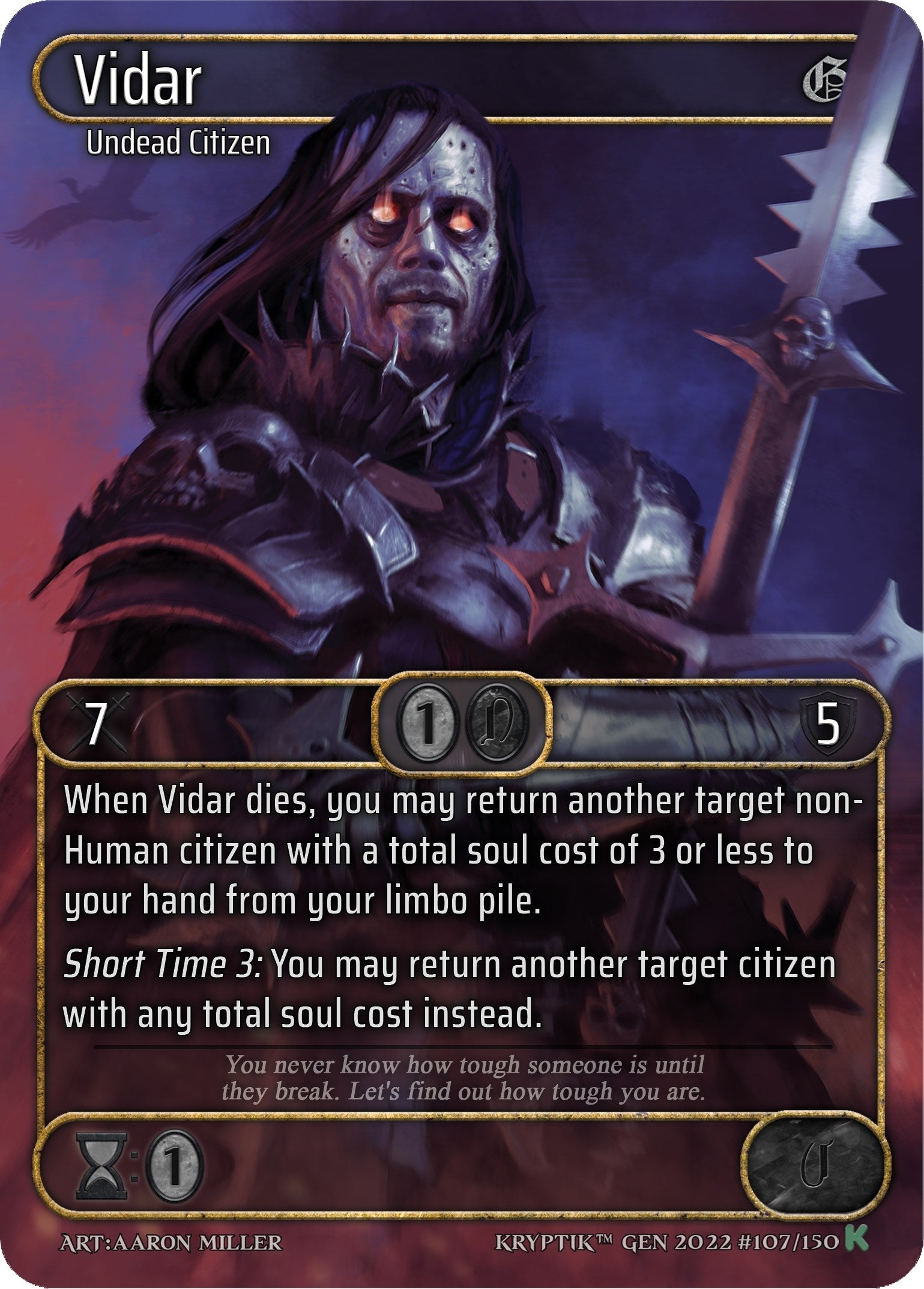 Vidar (Box Topper) (107) [KPT] - Kryptik TCG Single