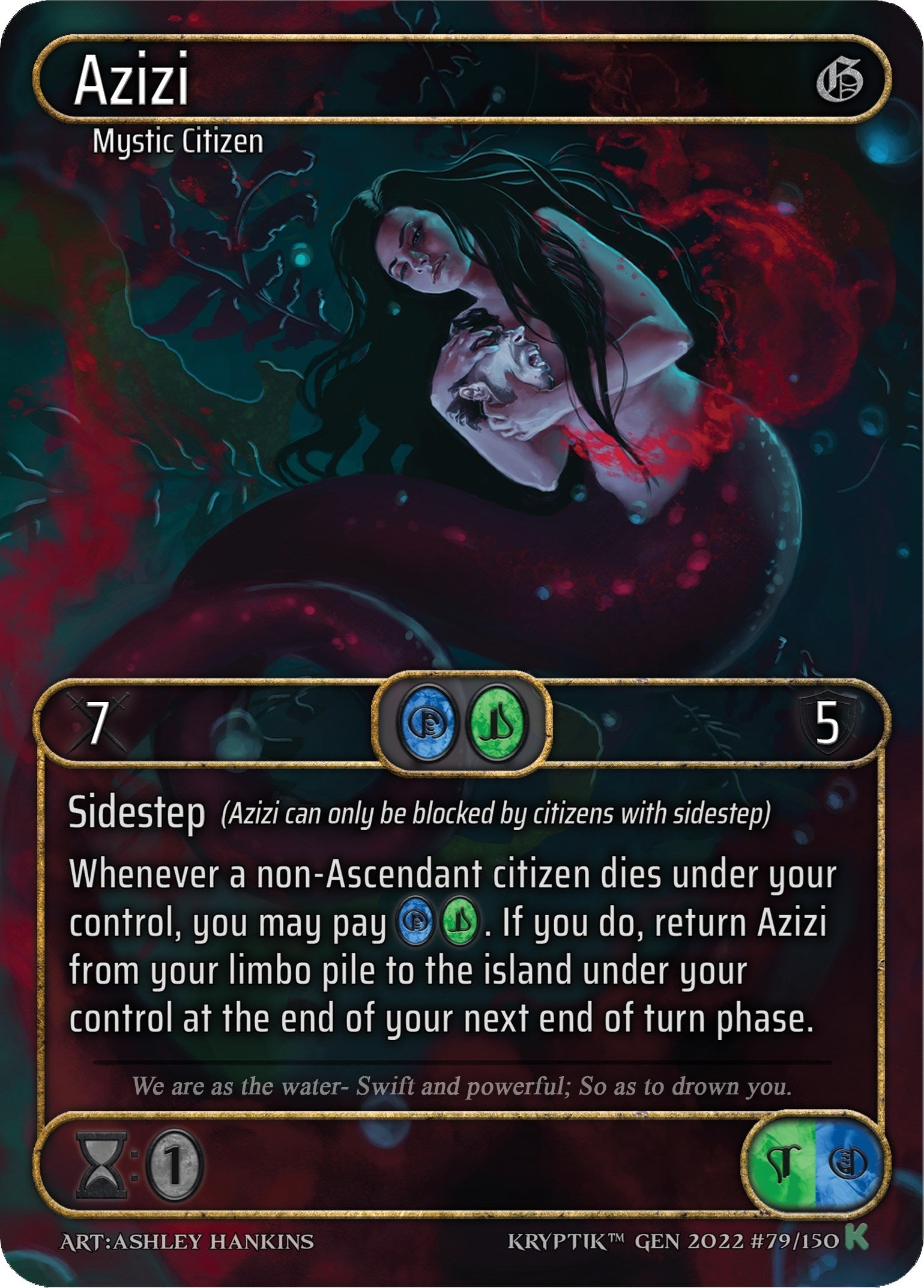 Azizi (Box Topper) (79) [KPT] - Kryptik TCG Single
