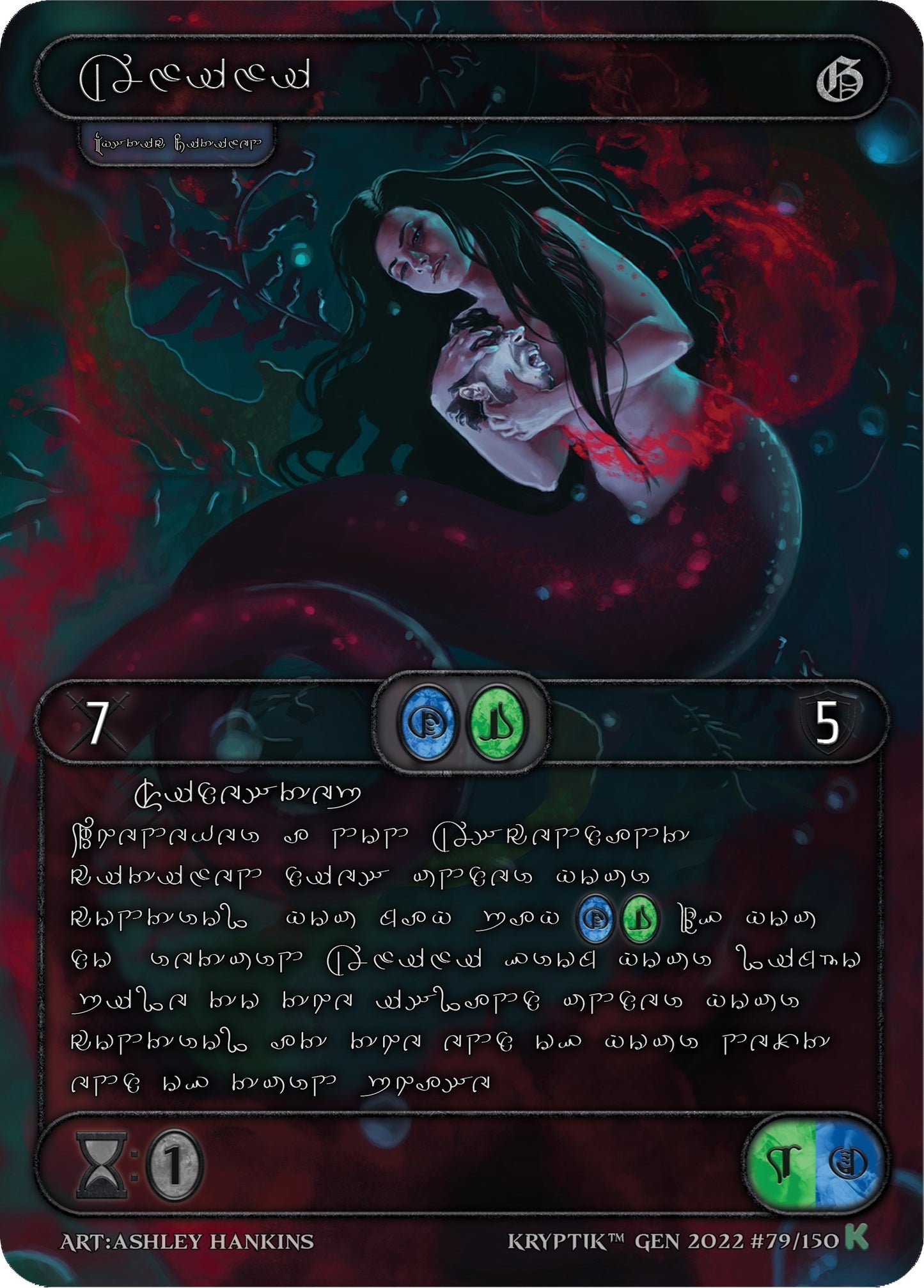 Azizi (Silver Kryptik Language) (79) [KPT] - Kryptik TCG Single