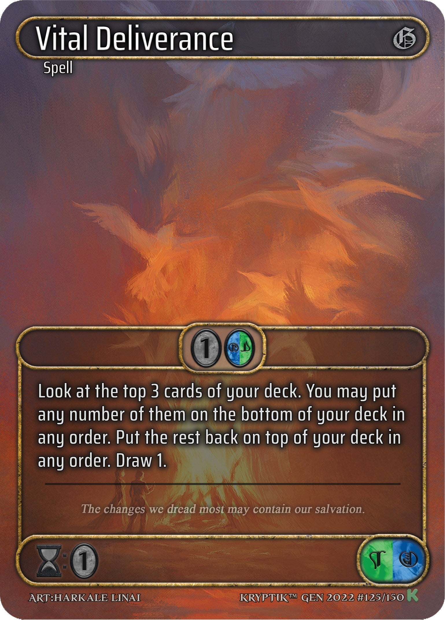 Vital Deliverance (Box Topper) (125) [KPT] - Kryptik TCG Single