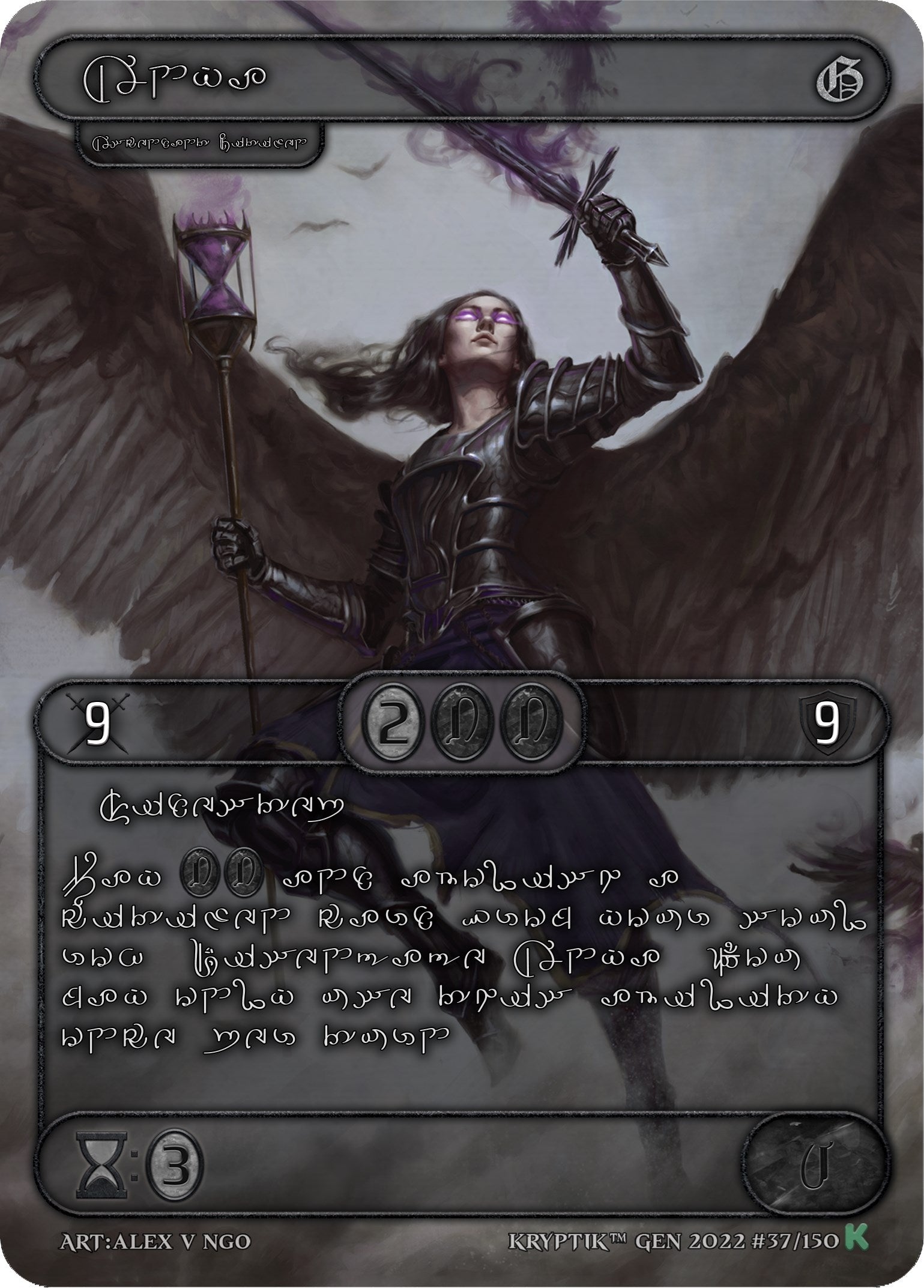 Anya (Silver Kryptik Language) (37) [KPT] - Kryptik TCG Single