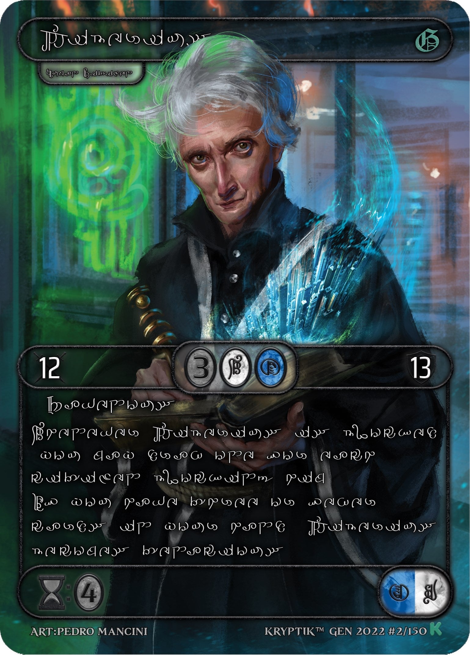 Tiberius (Silver Kryptik Language) (2) [KPT] - Kryptik TCG Single