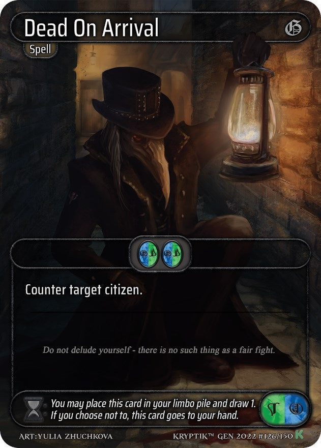 Dead On Arrival (126) [KPT] - Kryptik TCG Single