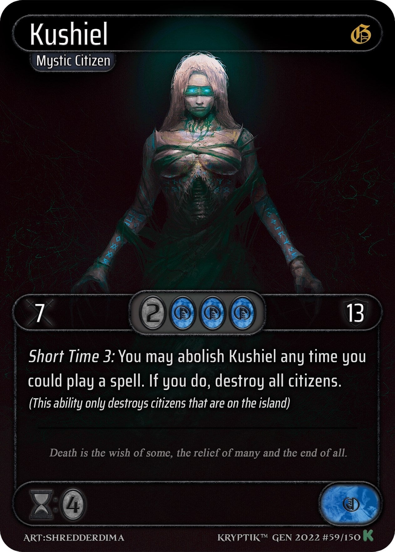 Kushiel (59) [KPT] - Kryptik TCG Single