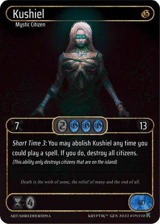 Kushiel (Box Topper) (59) [KPT] - Kryptik TCG Single