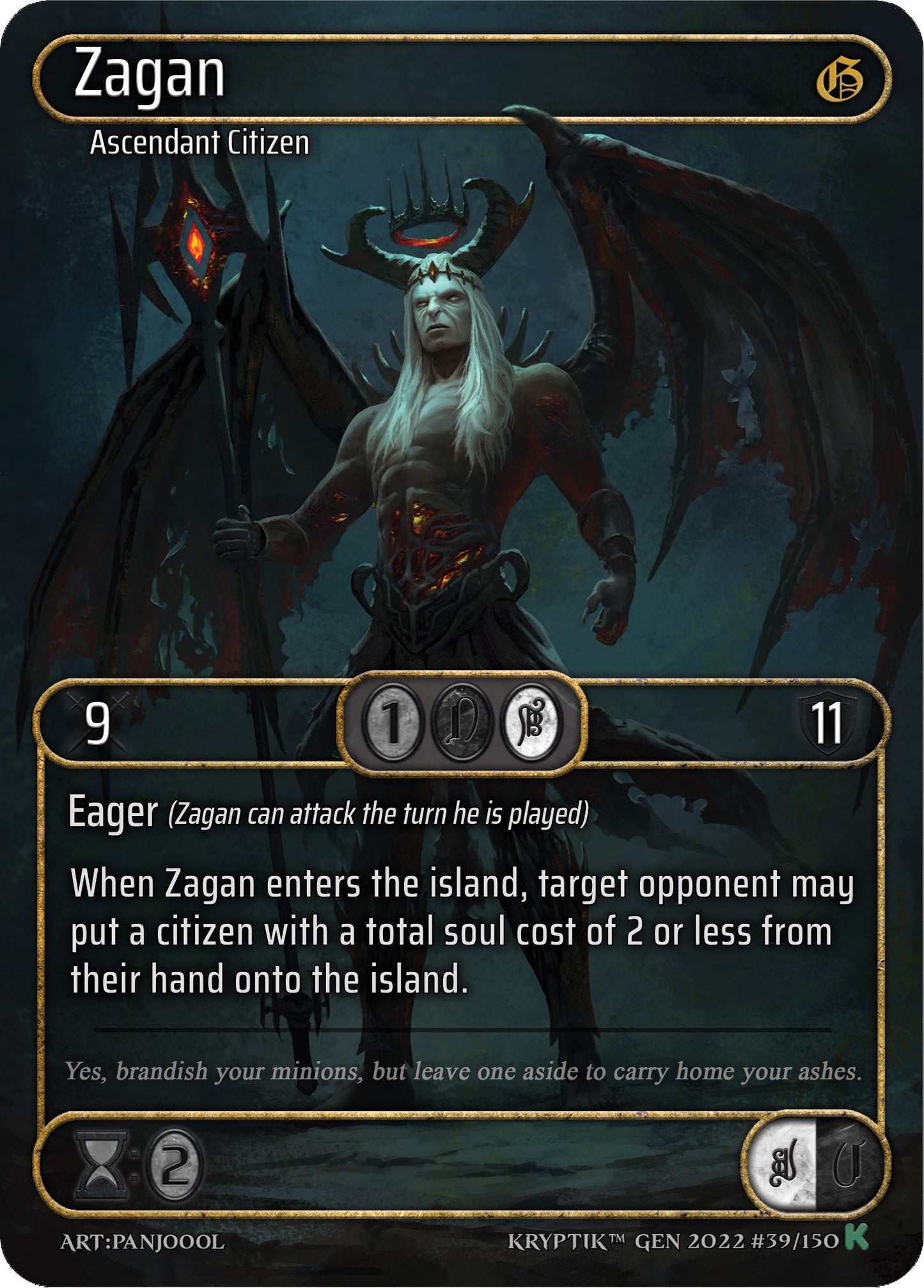 Zagan (Box Topper) (39) [KPT] - Kryptik TCG Single