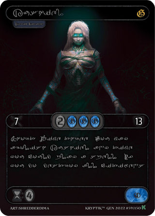 Kushiel (Silver Kryptik Language) (59) [KPT] - Kryptik TCG Single