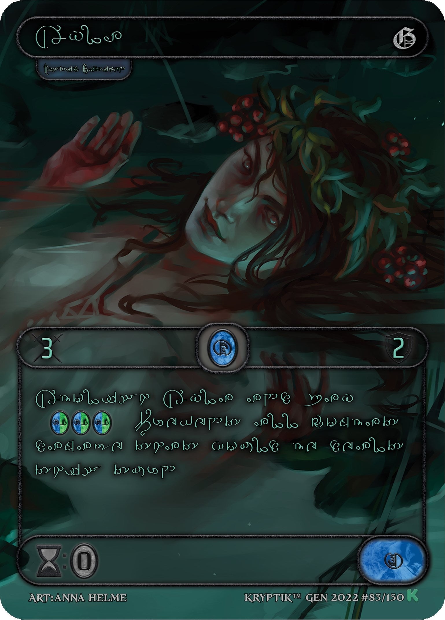 Ayla (Green Kryptik Language) (83) [KPT] - Kryptik TCG Single