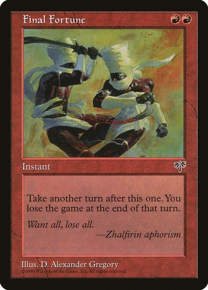 Final Fortune [MIR] - MTG Single