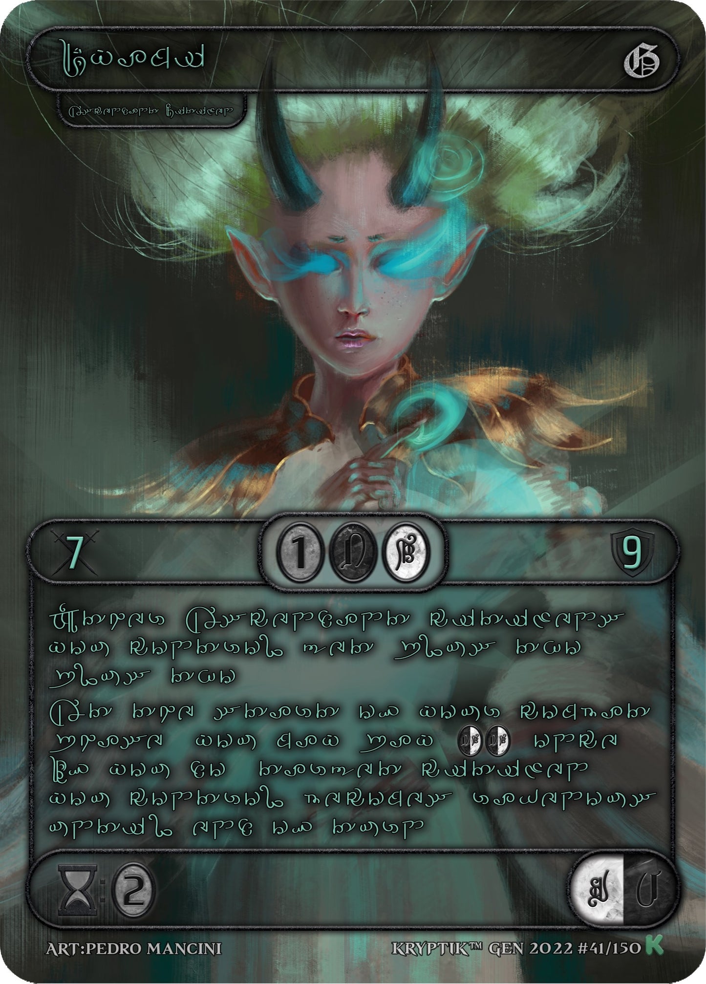 Dyami (Green Kryptik Language) (41) [KPT] - Kryptik TCG Single