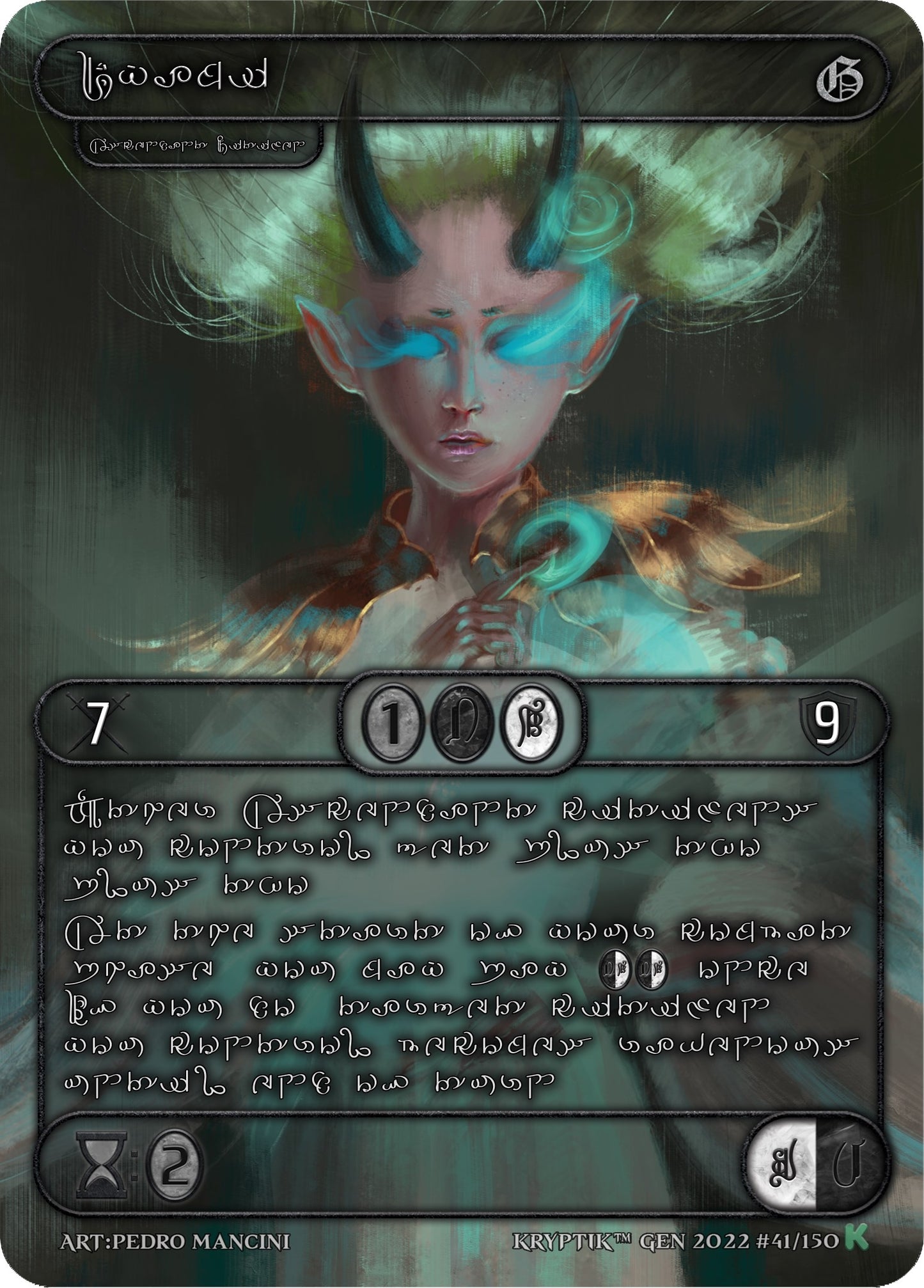 Dyami (Silver Kryptik Language) (41) [KPT] - Kryptik TCG Single