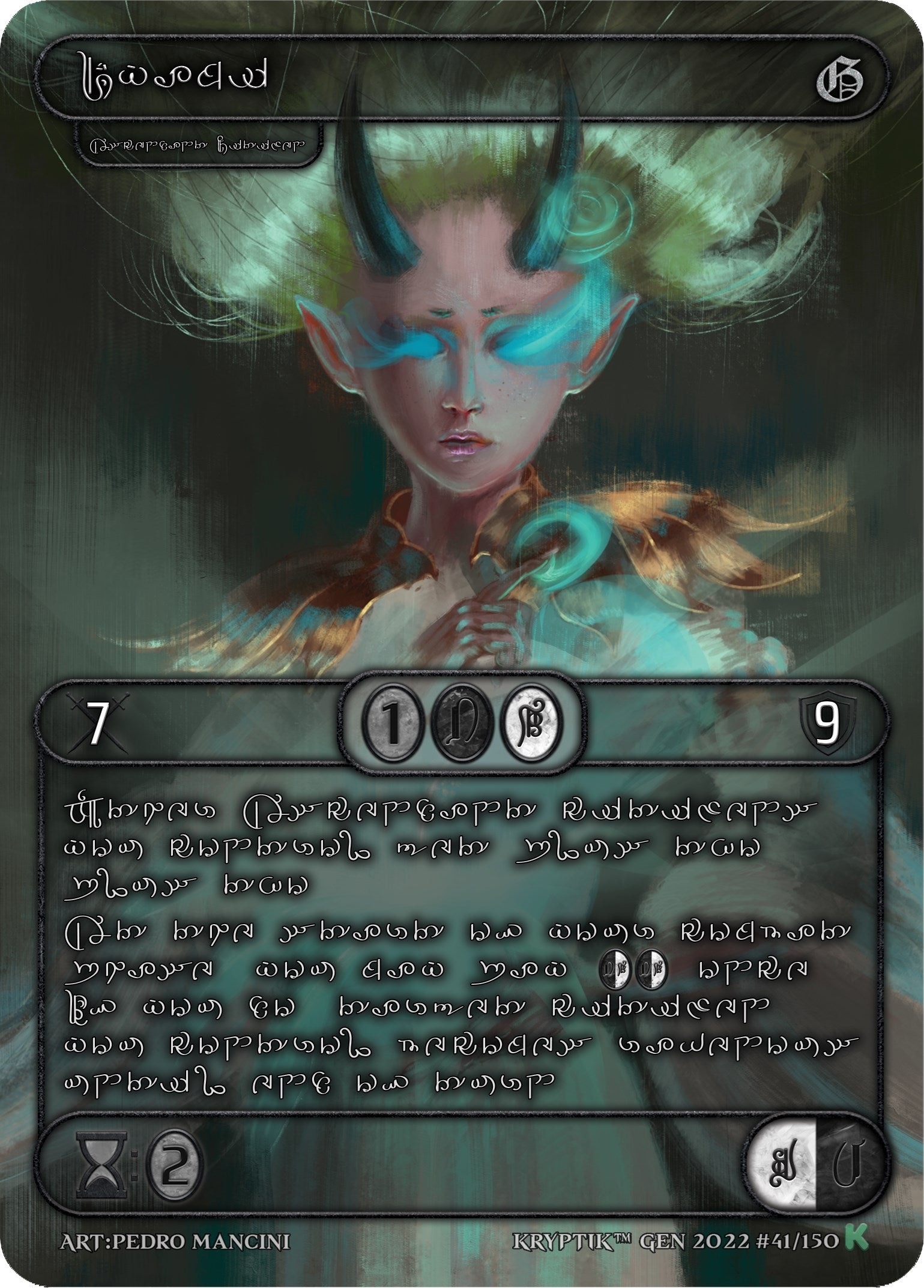 Dyami (Silver Kryptik Language) (41) [KPT] - Kryptik TCG Single